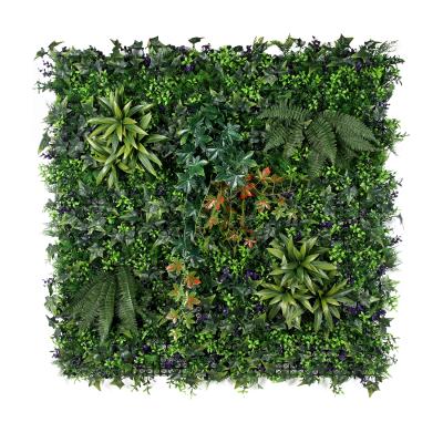 China Art Decor New Design Plant Garden Artificial Grass Wall Plastic Green Grass Wall Mat For Outdoor Decor for sale