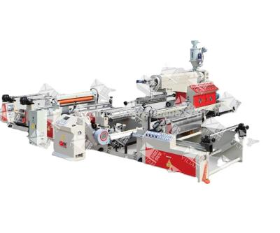 China Yilian Brand SJFM-1300A Jute Direct Fabric Paper-plastic Compound/Nonwoven-Alu Compound/Paper-Aluminium Compound (Jute/Nonwoven/Woven Fabric) Laminating Machine for sale