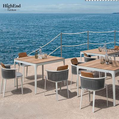 China Modern Fope Woven Chair Patio Garden Furniture Outdoor Patio Restaurant Furniture Deck Outdoor Dining Furniture for sale