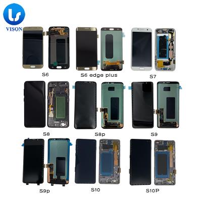 China New lcd for samsung galaxy s6 s7 s8 s9 s10 lcd assembly accept paypal , lcd for galaxy s7 for samsung galaxy s7 lcd for sale