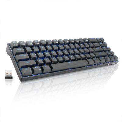 China Multimedia Key Writers Typists Programmers Keyboard Compact 2.4G Wireless Dual Mode Mechanical Keyboard for sale