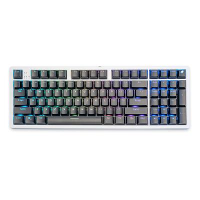 China Anti-ghosting hot swap keyboard RGB mechanical gaming keyboard backlit cable professional computer keyboard for sale