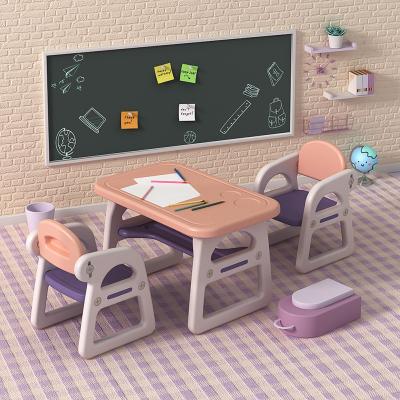 China Wholesale Kids Table Factory Children Folding Table and Chair Set, Study Table and Chair Set for Kids for sale