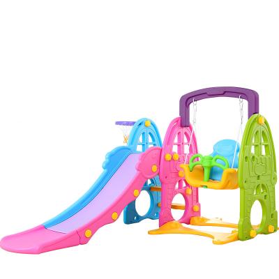 China Eco-friendly Material Kids Plastic Slide And Swing Toys Kids Slides Indoor Plastic Slide For Baby for sale