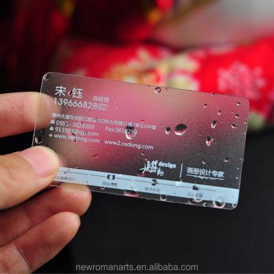 China Bilateral PVC Plastic Business Cards Business Card Printing Custom Thickness Business Printing Business Card Printing for sale