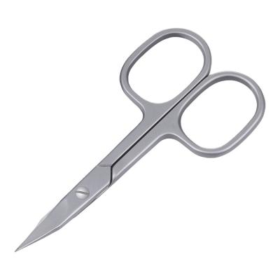 China Wholesale High Quality Durable Cheap Curved Sharp Silver Stainless Steel Nail Cuticle Scissors for sale