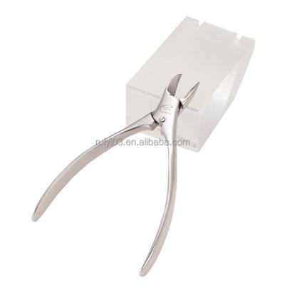 China Soft fine cut remove dead skin stainless steel cuticle mundial pliers for sale