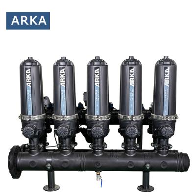 China 3 Inch 4 Units Self Cleaning Automatic Self Cleaning Water Disc Irrigation Filtration System for sale