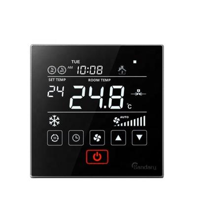 China 4periods Ac95-265v Large Screen Seven Day Programmable Room Programmable Thermostat For Water Floor Heating System for sale