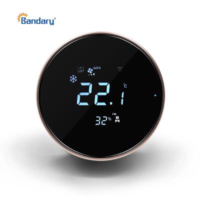 China 4periods Bandary touch screen wifi IOT low temperature seven day programmable humidity thermostat with humidity control for sale