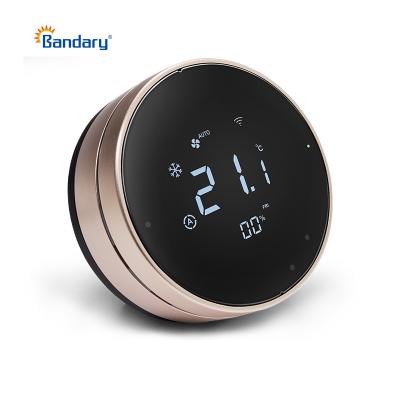 China 4periods Bandary New Arrival 7 Day Programmable Center Coil Heat Air Conditioning Fan Touch Wifi Smart Thermostat For HVAC System for sale