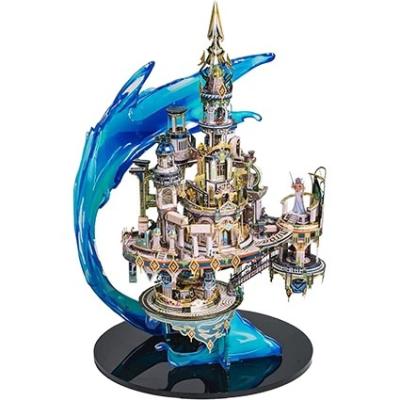 China Cartoon Toy Ambr 3D Metal DIY Jigsaw Puzzle Steel Model Building Kit Landscape Jigsaw Puzzle For Teens Brain-Extortion for sale