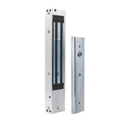 China 280kg Waterproof Holding Strength DC12V 600lb Safety Magnetic Lock For Door Wooden Glass Door Lock Access Control Magnetic Lock for sale