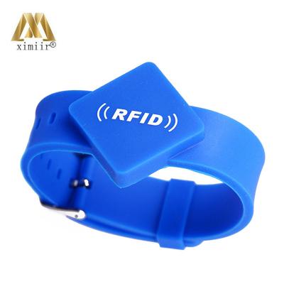 China 10pcs/lot PVC Waterproof Smart Wristband Access Control Card Adjustable Wristband (Shiny Exterior) for sale