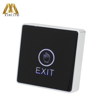 China Touch Push Exit Switch Button For Access Control System Touch Sensor Exit Switch Good Quality 8.6X8.6X2.0cm for sale