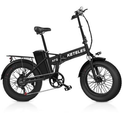 China Beautiful aluminum alloy folding electric bicycle, fat tire 350W48V13AH energy-saving adult 20 inch electric bicycle for sale