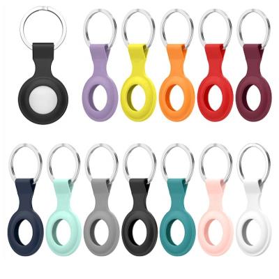 China OEM Waterproof Custom Silicone Case AirTag Key Chain Cover Device Compatible For Apple for sale