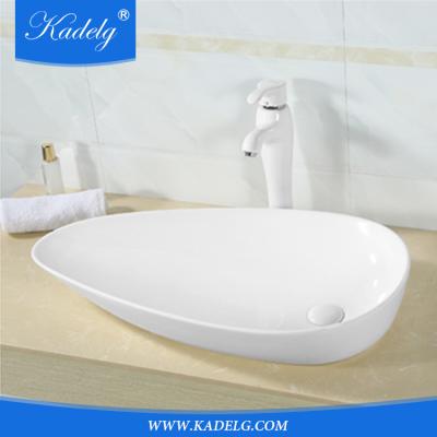 China Modern Oval Shape Large Sanitary Ware Bathroom Basin Sink for sale