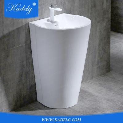 China Modern Large Size Modern Floor Standing Bathroom Wash Basin for sale