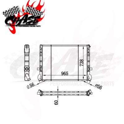 China Aluminum TRUCK AUTOMATIC RADIATOR FIT FOR SCANIA 3-SERIES T 113 310081 64072 MT 00-06 1100631 for sale