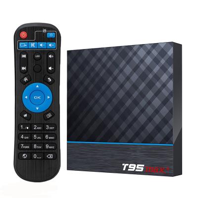 China 8K T95MAX+ Amlogic S905x3 Android 9.0 Updated T95 Max Box Hd 1920x1080 8K Android TV Box Smart for sale