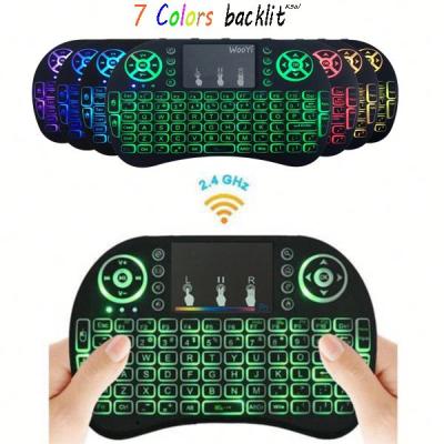 China Capacitive Ready To Board USB Mini Keyboard And Mouse I8 Ott TV Backlit Mini Keyboard For Smart Tv Wireless Box for sale