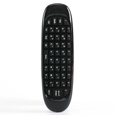 China 2.4G Asher Wholesale 2.4G Wireless Mini Flying Mouse Remote Control C120 Wireless Keyboard For Android TV Box for sale