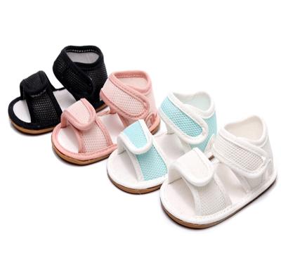 China Factory Flat Beach Girls Infant Sandals Shoes Breathable Lightweight Sandals Shoes For Month Baby for sale