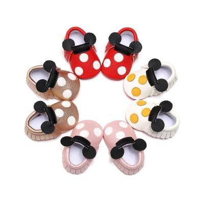 China Best New Products 2022 Adorable Cartoon Fashion Baby Animal Soft Leather Sandals Flat New Products for sale