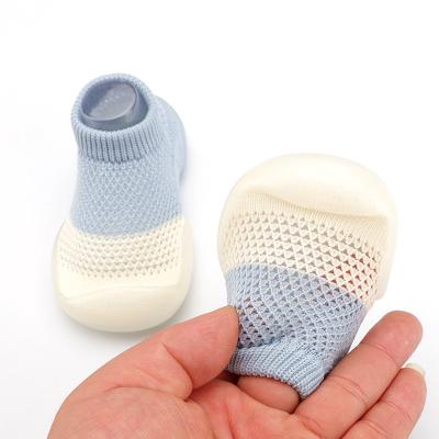 China 2022 New Baby Summer Baby Mesh Socks Anti Slip Breathable Comfortable Anti Slip Sock QUICK DRY Walking Shoes for sale