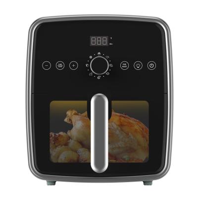 China Touch Screen 5.5L/6.2 Liters Oil Free Hotel Home Appliance Air Fryer Digital Window Visible Air Fryer/Multi-Cooker for sale