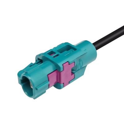 China Adaptador hembra del cable de extensión del código FAKRA de GPS Z con el conector coaxial recto en venta