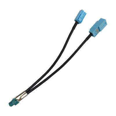 China Cable práctico de cobre amarillo de la antena HSD, 2 automotrices en 1 cable de GVIF en venta