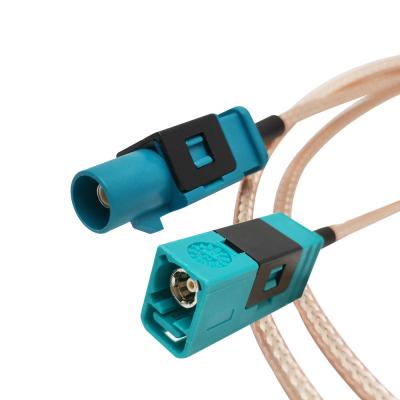 China Peso ligero coaxial del cable de extensión de la coleta FAKRA para la antena de GPS del coche en venta