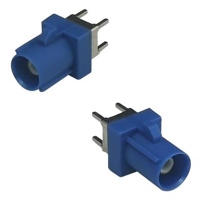 Κίνα RF Fakra C Connector Straight Plug PCB Mount για αυτοκίνητα GPS τηλεματικής προς πώληση