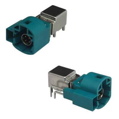 Cina Acqua Blu Color FAKRA HSD LVDS Connector 4+2Pin Z Codice Per LVDS Camera in vendita