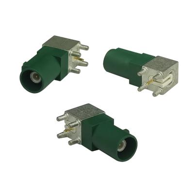 Κίνα FAKRA PCB Connector Right Angle Type E-Code για την κεραία GPS αυτοκινήτου προς πώληση