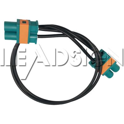 China FAKRA Extension Cable Dual-FAKRA Straight Connector Z Code Connector Cable en venta