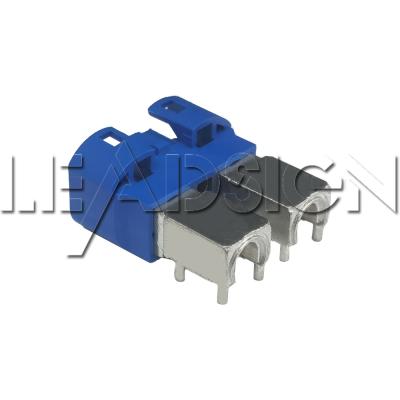 Cina 2X4Pin Blue C Code HSD PCB Connector for In-Vehicle Communication in vendita