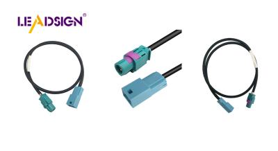 China HSD Z Code Connector to GVIF Cable for Advanced Vehicle Networking for sale