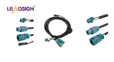 China HSD-LVDS-kabel voor auto's - Z-code waterblauw voor voertuigsystemen Te koop