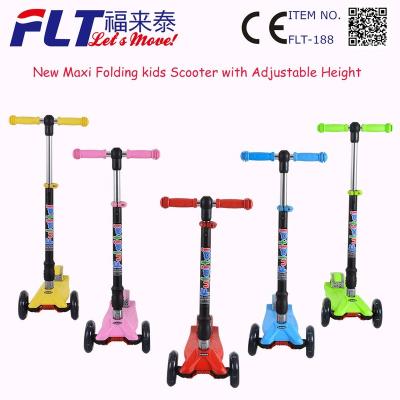 China New Version PU China Import Kids Scooter Freestyle Foldable Freestyle Kick Kick Maxi with Patent and EN71 for sale