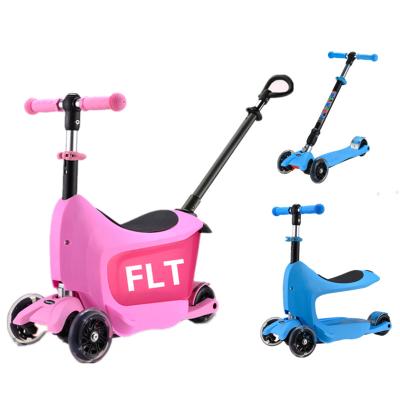 China Child CE Approved Kids Scooter Suitcase Folding Kick Scooters With High Performance for sale