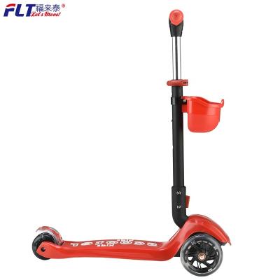 China Top Quality PU Wheels Kids New Maxi 3 Kick Scooter With Unique Folding Mechanism for sale