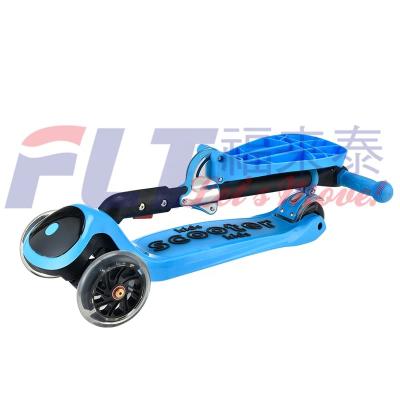 China Hot Selling PU 2 in 1 Toddler Kick Scooter With PU Wheels Snap Up Lightweight Kids Kick Scooter With CE Test for sale