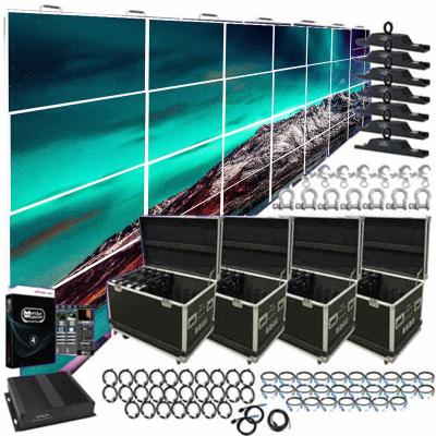 China Outdoor Stage Wall Ledseer P3.91 Screen Stage Backdrop DJ Booth Led Panels Color Wall for sale