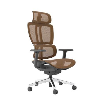 China (Height) Swivel Lift Executive Office Adjustable Rotating Chair Mesh Lumbar Support Ergonomic Office Chair With Headrest for sale