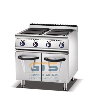 Китай New Fashion Restaurant Hotel Supplies Gas Commercial Kitchen Equipment With Cabinet Electric 4 Hot Plate with Oven продается