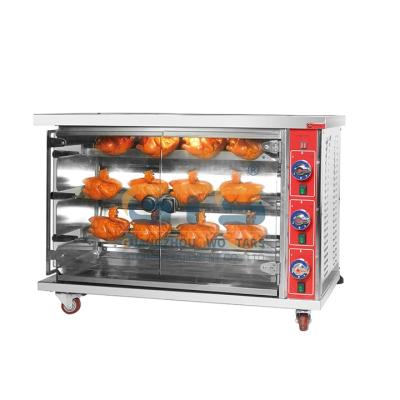 中国 Latest Design Burners Gas Rotation Chicken Roaster Restaurant Cooking Kitchen Equipment 販売のため