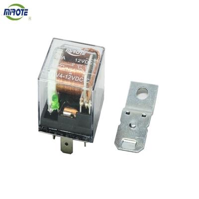 China Control Device SPDT 5 Terminals Auto Relay JD1914 12V 80A Sealed Transparent Copper Relay for sale